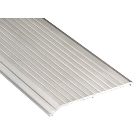 Perfectpatio 0.25 in. Offset Saddle Threshold, Mill Aluminum PE2667465